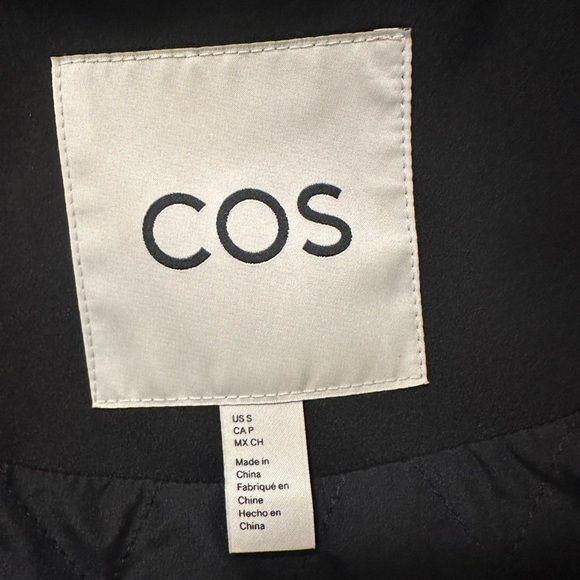 COS cropped bomber jacket size s - Picture 2 of 3